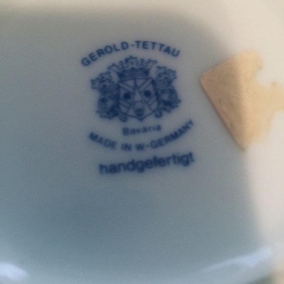 Vintage Gerold Tettau Porcelain Vase   15”x6” - Picture 2 of 9